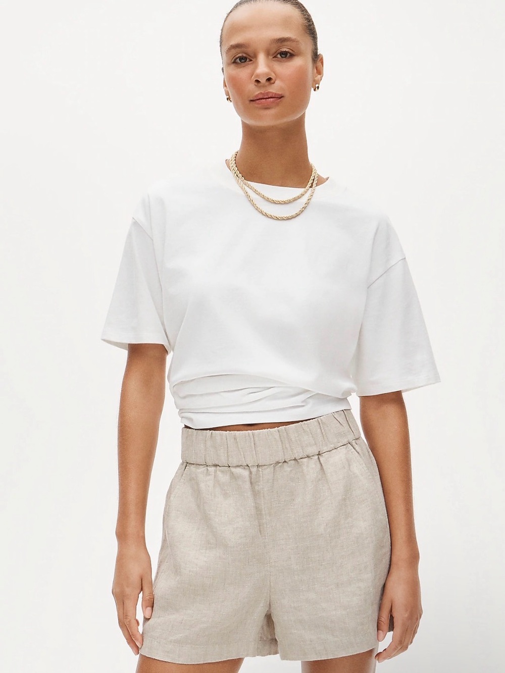 J. Crew Tropez short in linen